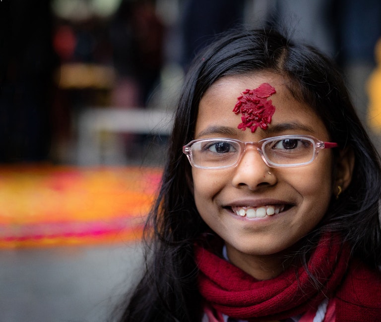 Orbis End of Year Appeal: Megha was diagnosed with amblyopia lazy eye