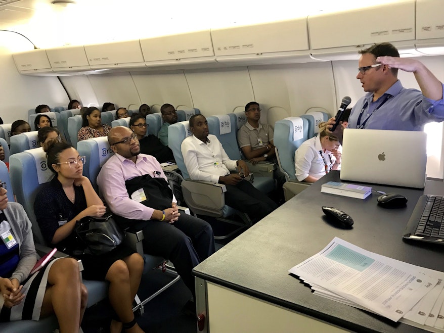 Flying Eye Hospital Classroom.