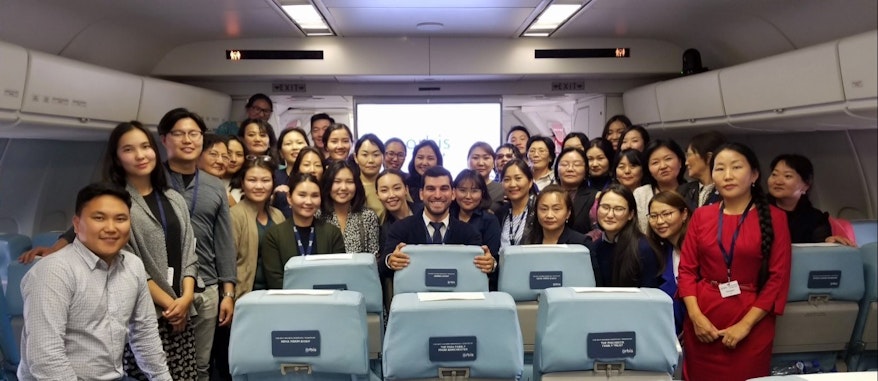 Dr. Modabber with local Mongolian partners